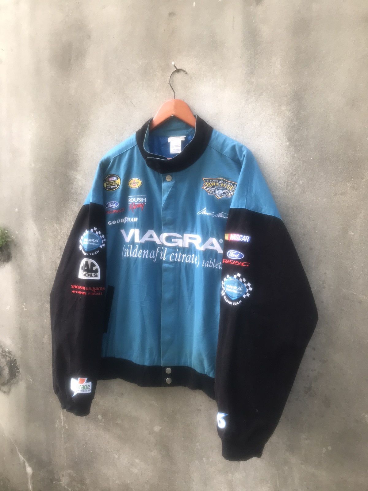 Ford × NASCAR × Vintage Vintage NASCAR Viagra Racing Team "Mark Martins” Jacket Size US XXL / EU 58 / 5 - 5 Thumbnail