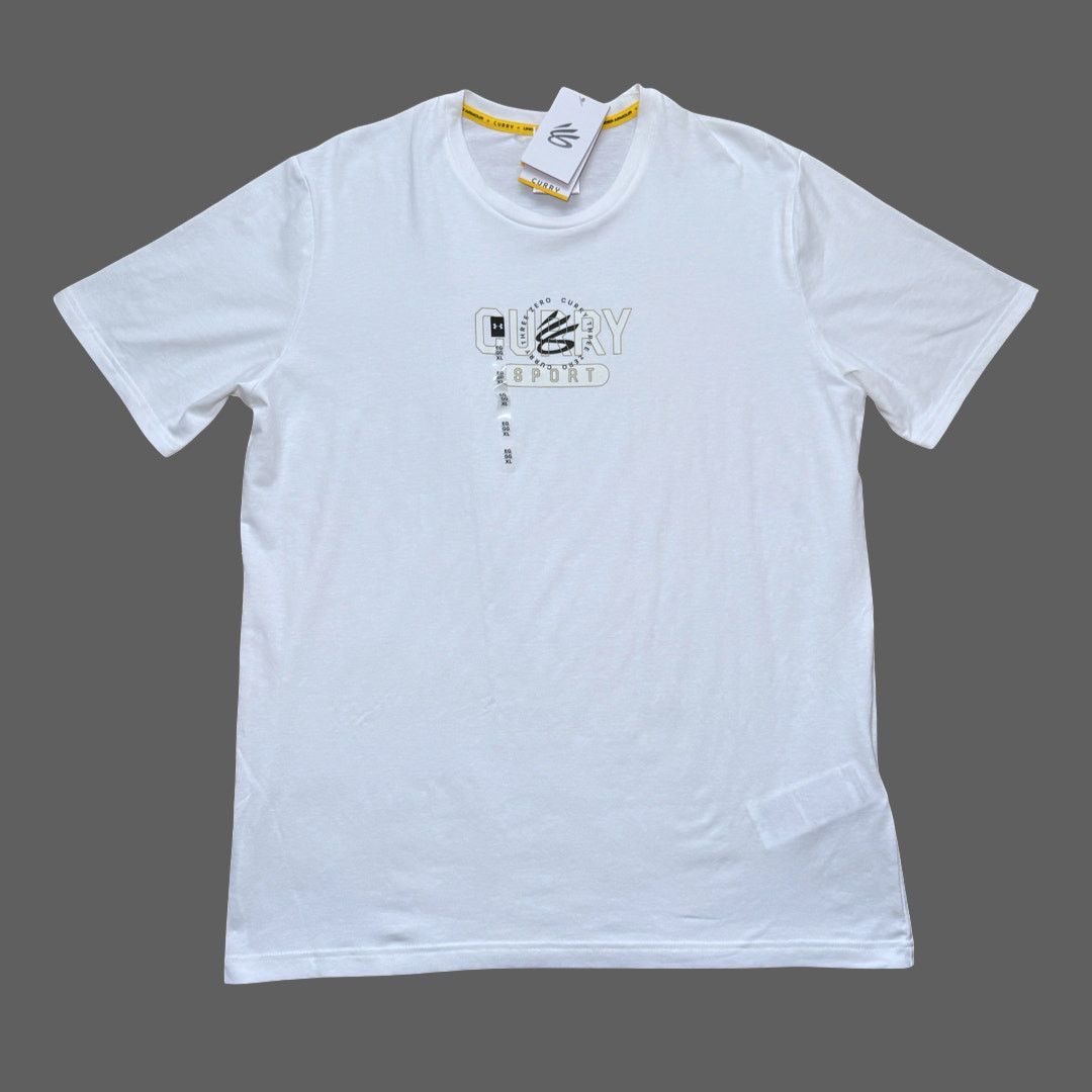 Under Armour Under Armour Curry Sport Men's SS White Size XL NWT NBA Size US XL / EU 56 / 4 - 1 Thumbnail