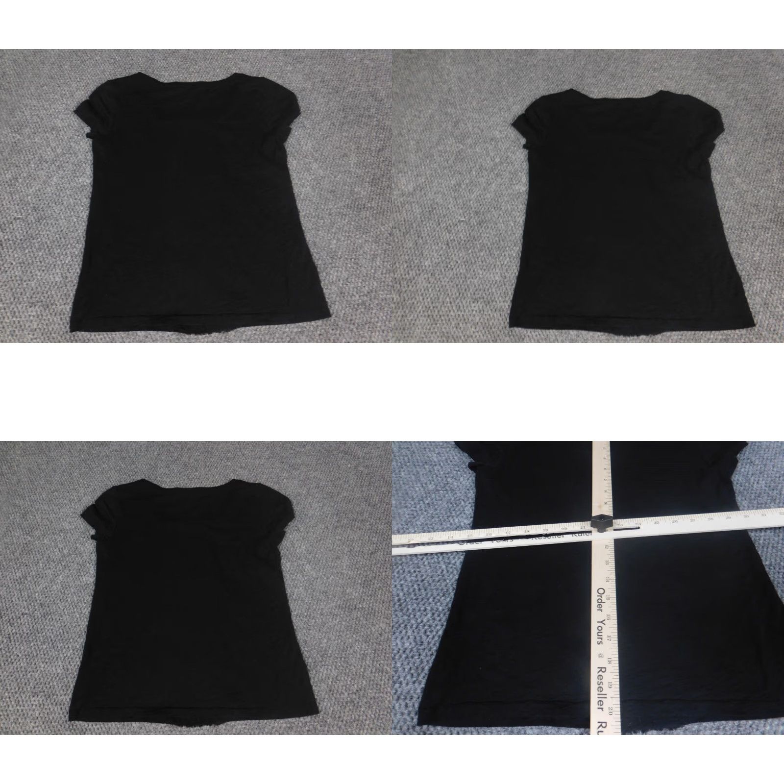 Talbots Talbots Blouse Shirt Women 0P Black Short Sleeve Crew Neck Knit Cotton Button Stretch Casual Pullover Petite Regular Size XS / US 0-2 / IT 36-38 - 8 Thumbnail