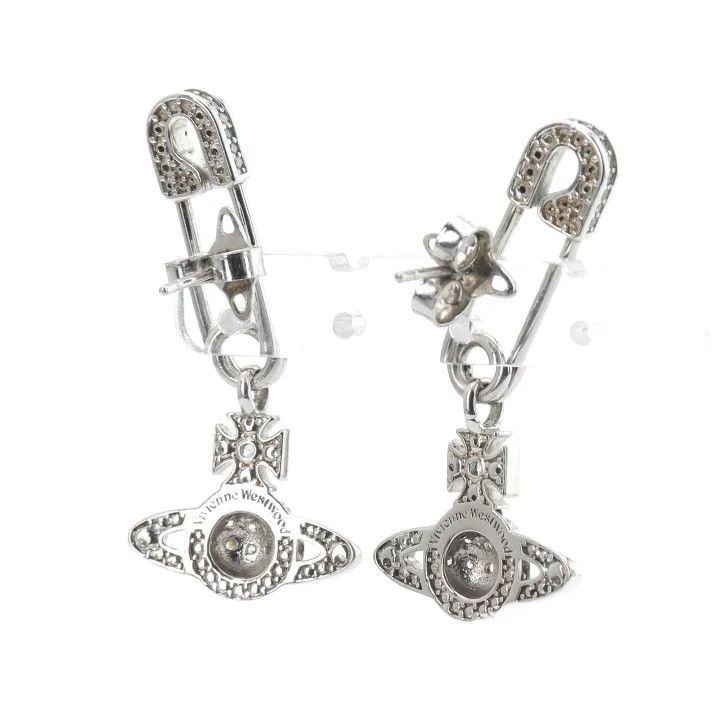 Vivienne Westwood Vivienne Westwood Lucrece Crystal Brooch Earrings Size ONE SIZE - 8 Thumbnail