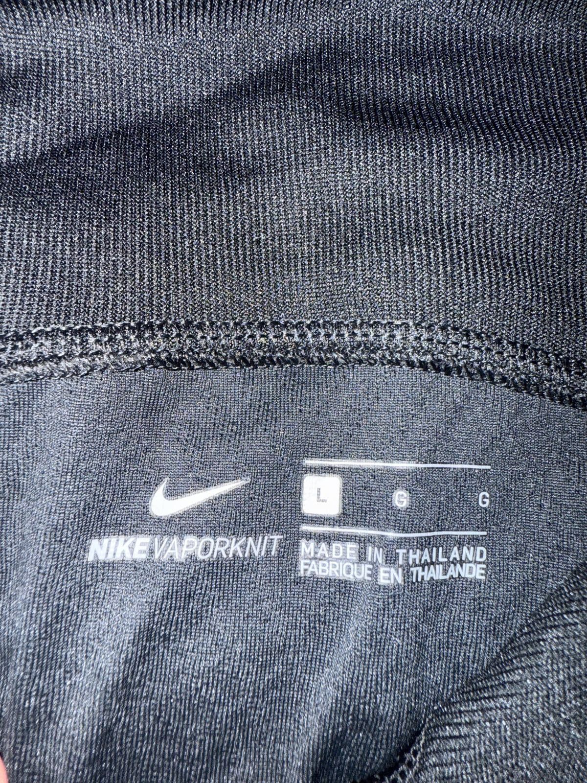 Nike Unreleased Nike Men’s Vaporknit Triple Black Short Sleeve 1/4 Zip Shirt Sample Size US L / EU 52-54 / 3 - 2 Thumbnail