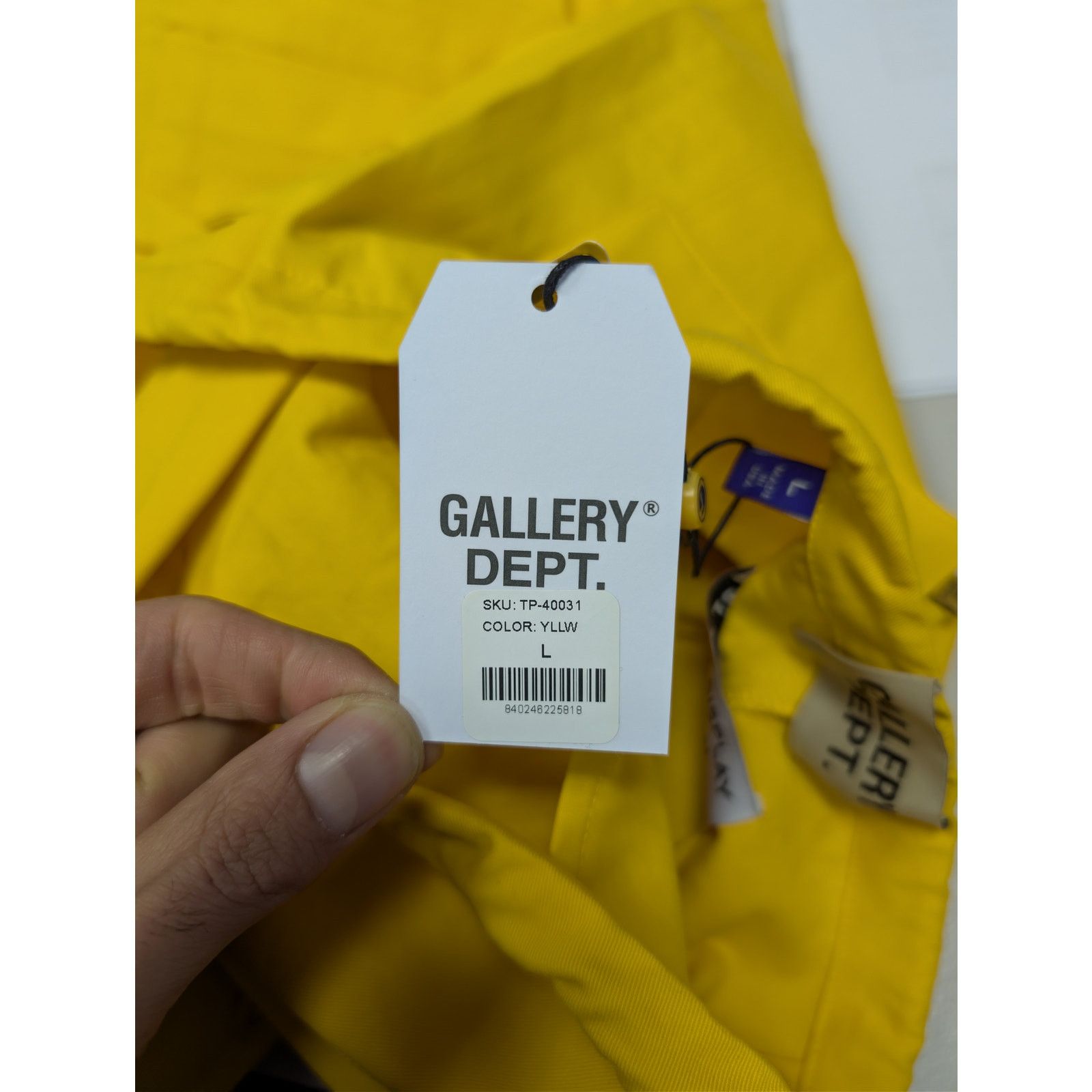 Gallery Dept. o1rshd1 Theo Drawstring Cargo Pants in Yellow Size US 34 / EU 50 - 22 Thumbnail