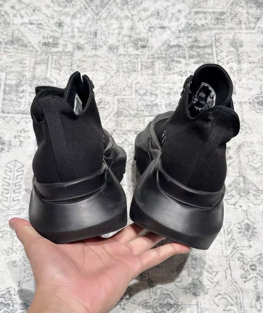 Rick Owens Rick Owens Tractor Platform Black Warrior Canvas Sneakers Size US 6.5 / EU 39-40 - 6 Thumbnail