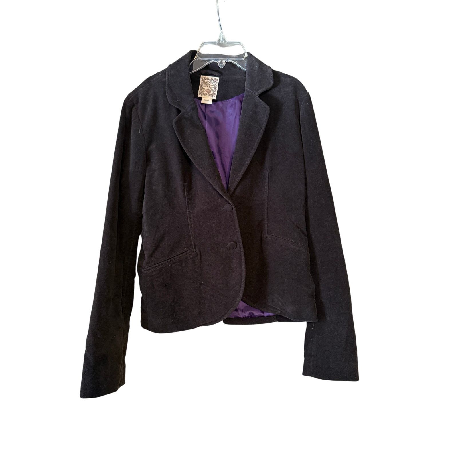 Ralph Lauren Ralph Lauren Polo Vntge 80s Black Velvet Two Button JacketM Size M / US 6-8 / IT 42-44 - 1 Thumbnail
