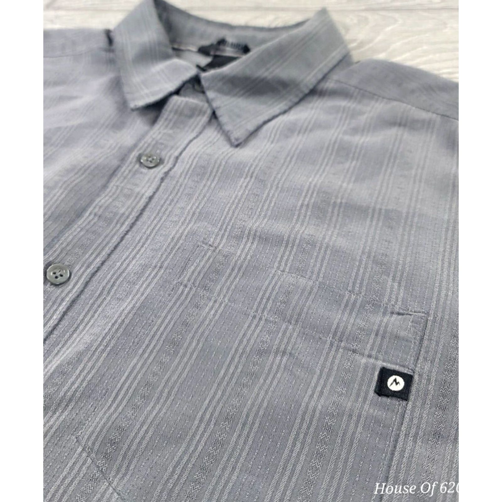 Marmot Marmot Shirt Mens L Gray Southwestern Casual Hiking Climbing Camp Sport Logo Size US L / EU 52-54 / 3 - 4 Thumbnail