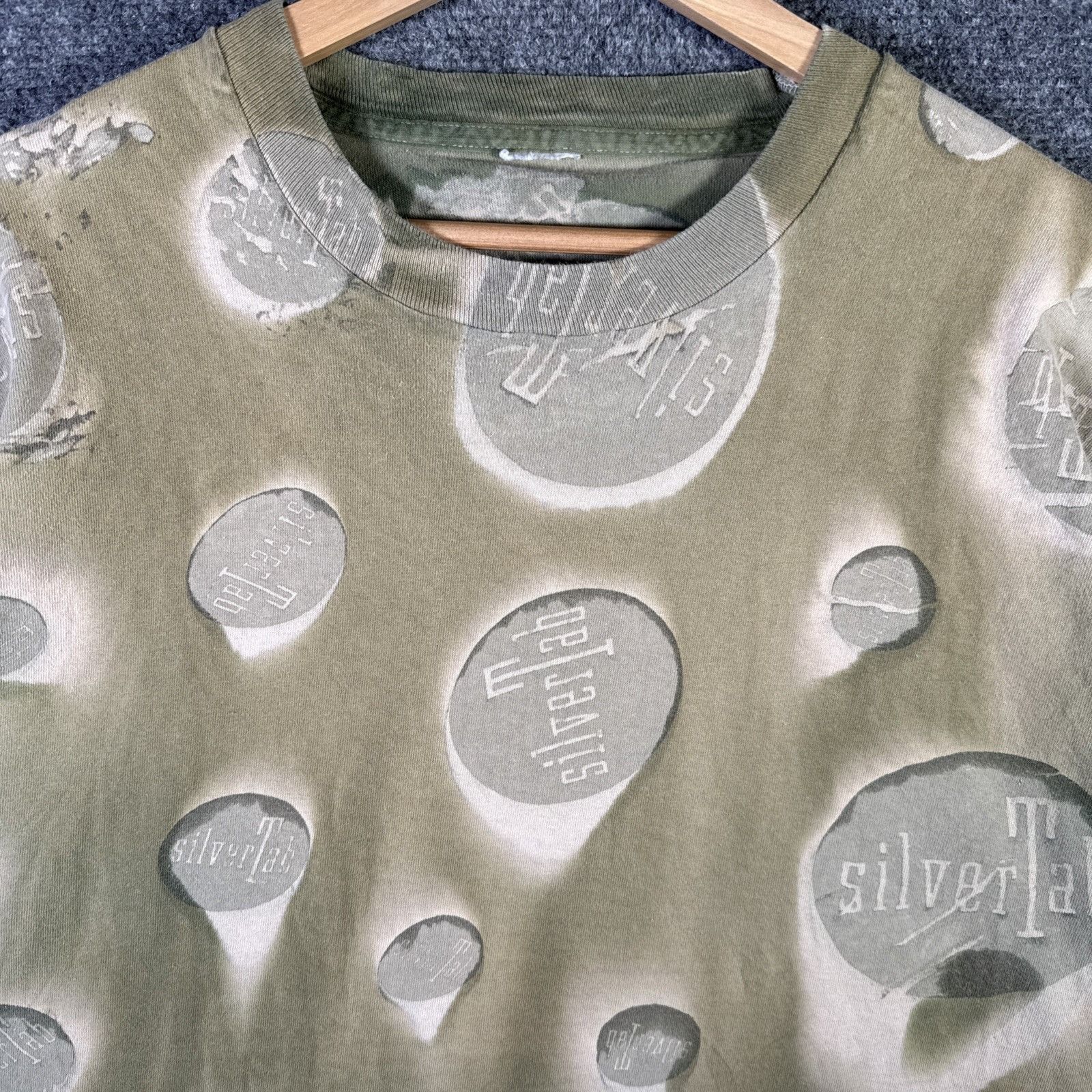 Levi's Vintage Levis Shirt Mens XL Green 90s AOP Silver Tab Strauss Size US XL / EU 56 / 4 - 2 Thumbnail