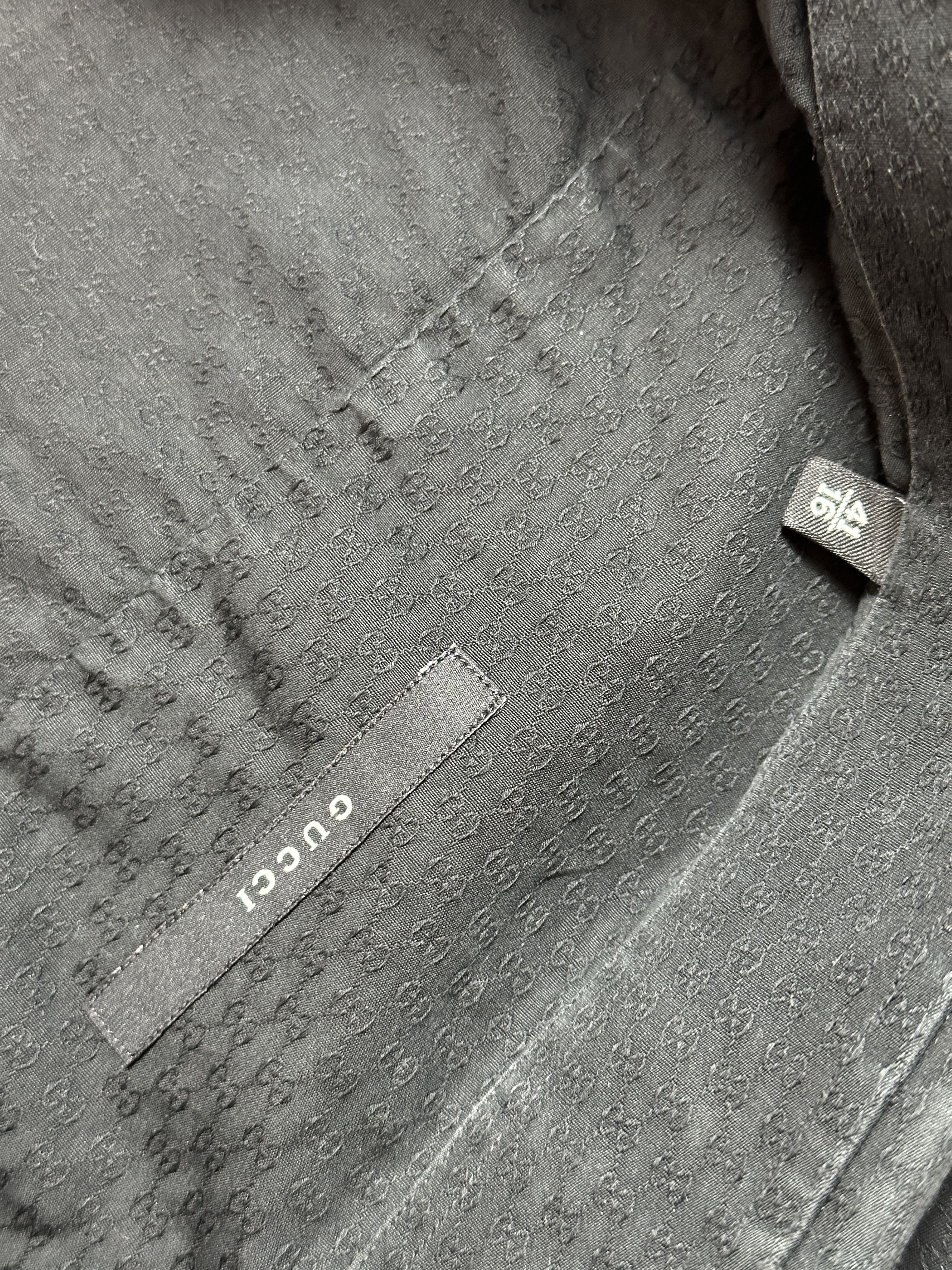 Gucci Gucci GG monogram mens shirt (Size 41/16) Size 42S - 13 Thumbnail