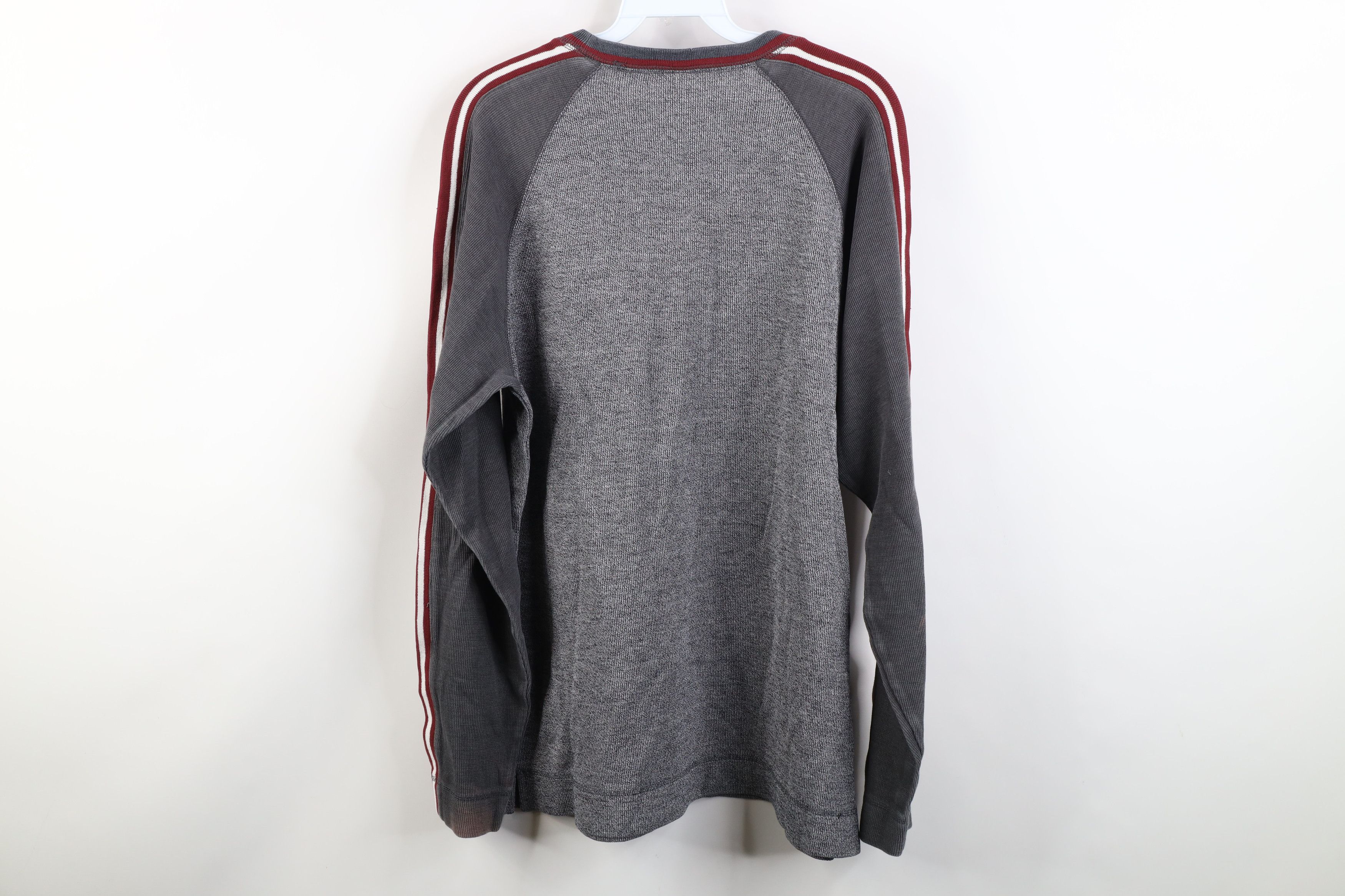 Vintage Vintage 90s Y2K Streetwear Ribbed Thermal Knit T-Shirt Size US L / EU 52-54 / 3 - 9 Thumbnail