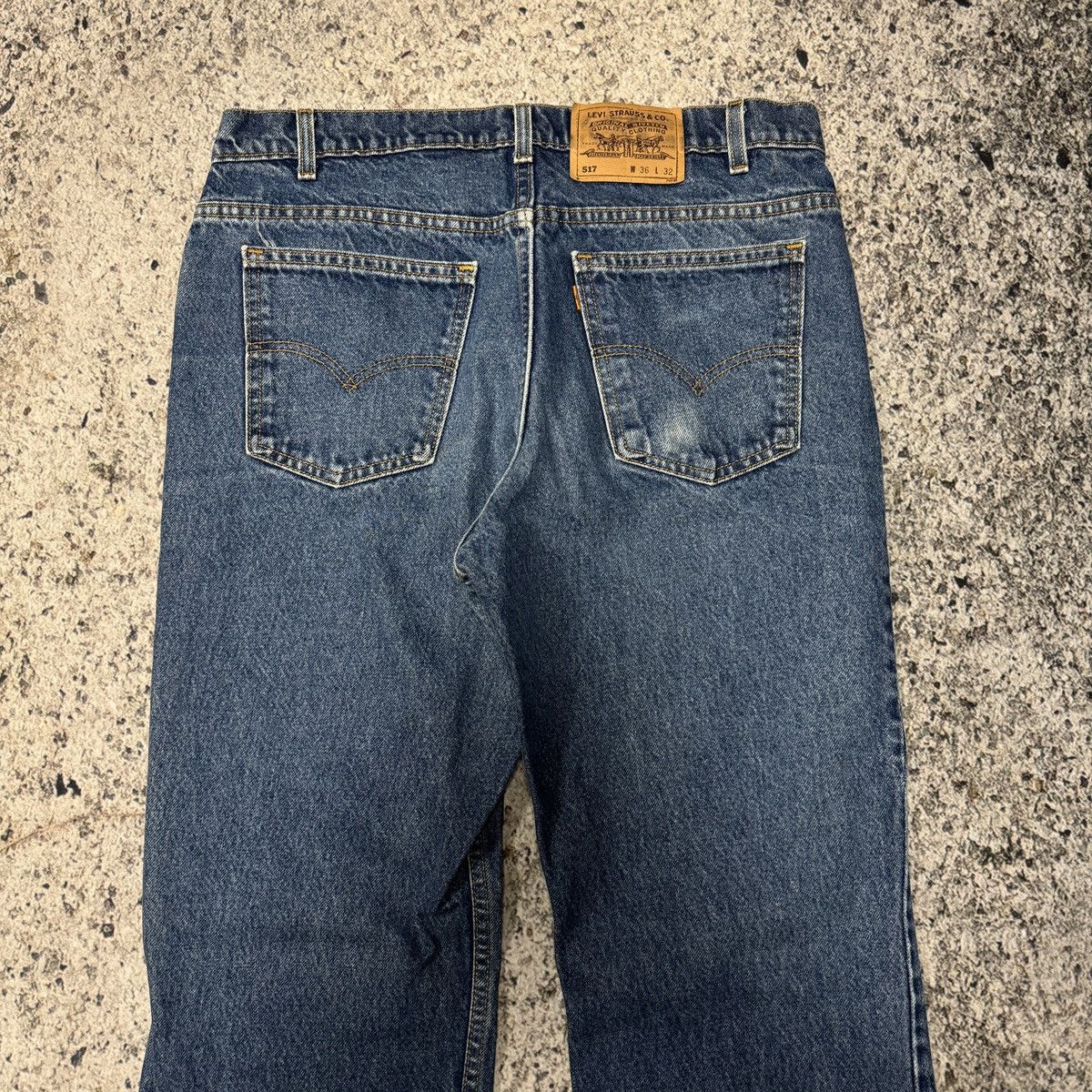 Levi's 90s Levi's 517 Jeans ERD Grunge Chrome Faded Flare Bootcut Size US 36 / EU 52 - 9 Thumbnail