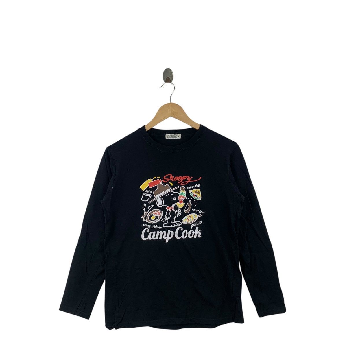 Peanuts Vintage PEANUTS Snoopy Camp Cook Long Sleeve T-Shirt Size US M / EU 48-50 / 2 - 4 Thumbnail
