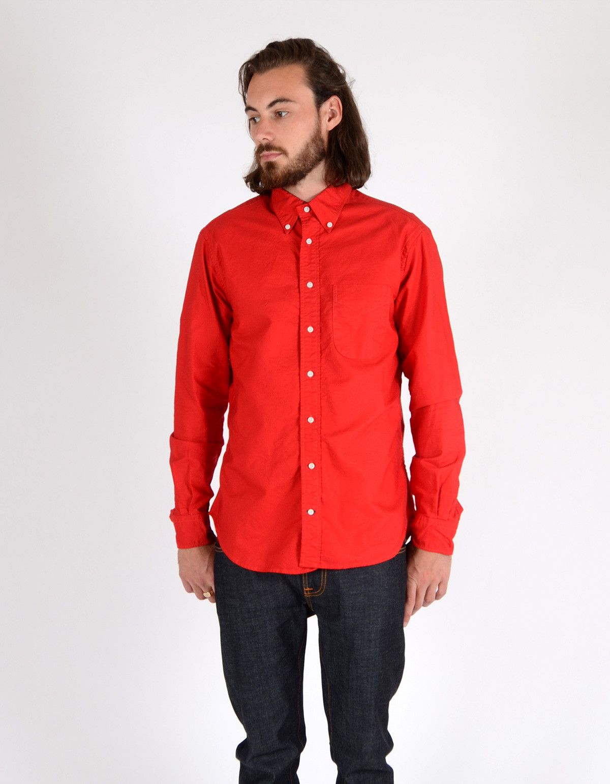 Gitman Bros. Vintage Gitman Bros Vintage Button Down Oxford - Red Size US S / EU 44-46 / 1 - 1 Thumbnail