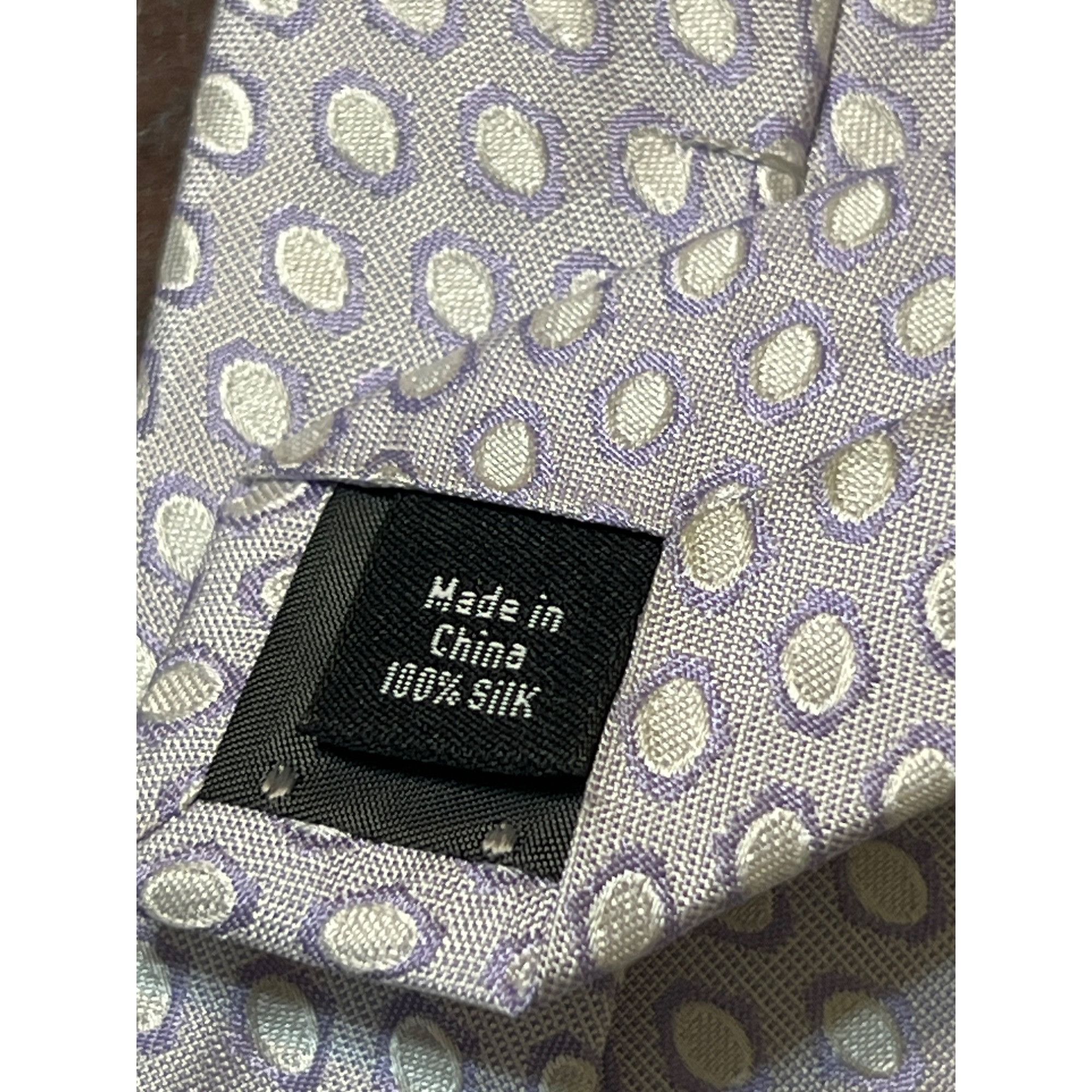 Other Michael Strahan Collection 100% Silk Purple Geometric Mens T Size ONE SIZE - 5 Thumbnail
