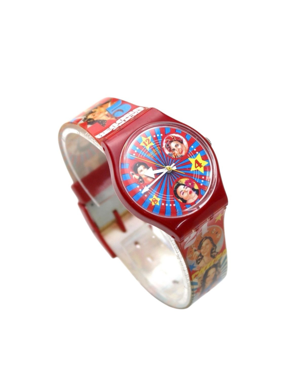 Hysteric Glamour 1998 SWATCH GENT LATINAS GR137 POP ART RED WATCH Size ONE SIZE - 3 Thumbnail