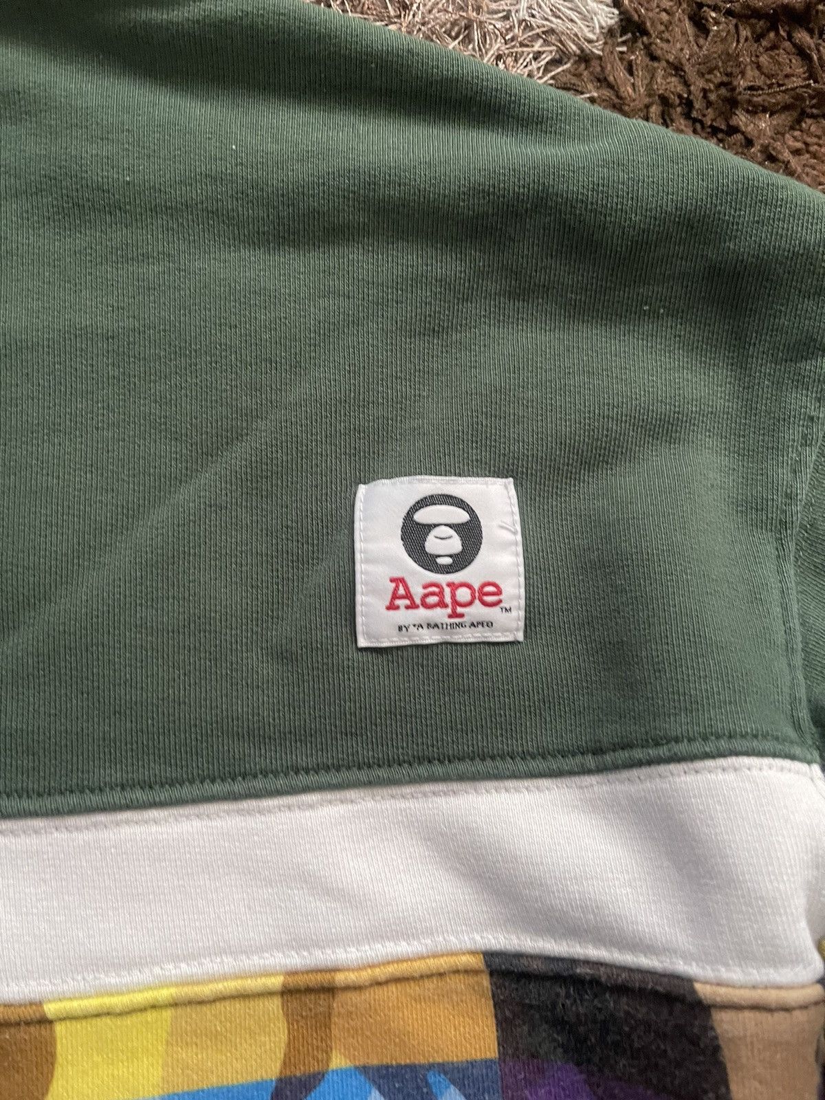 Bape 🇯🇵AAPE UNVS BY A BATHING APE EMBROIDERY CREWNECK Size US M / EU 48-50 / 2 - 21 Thumbnail