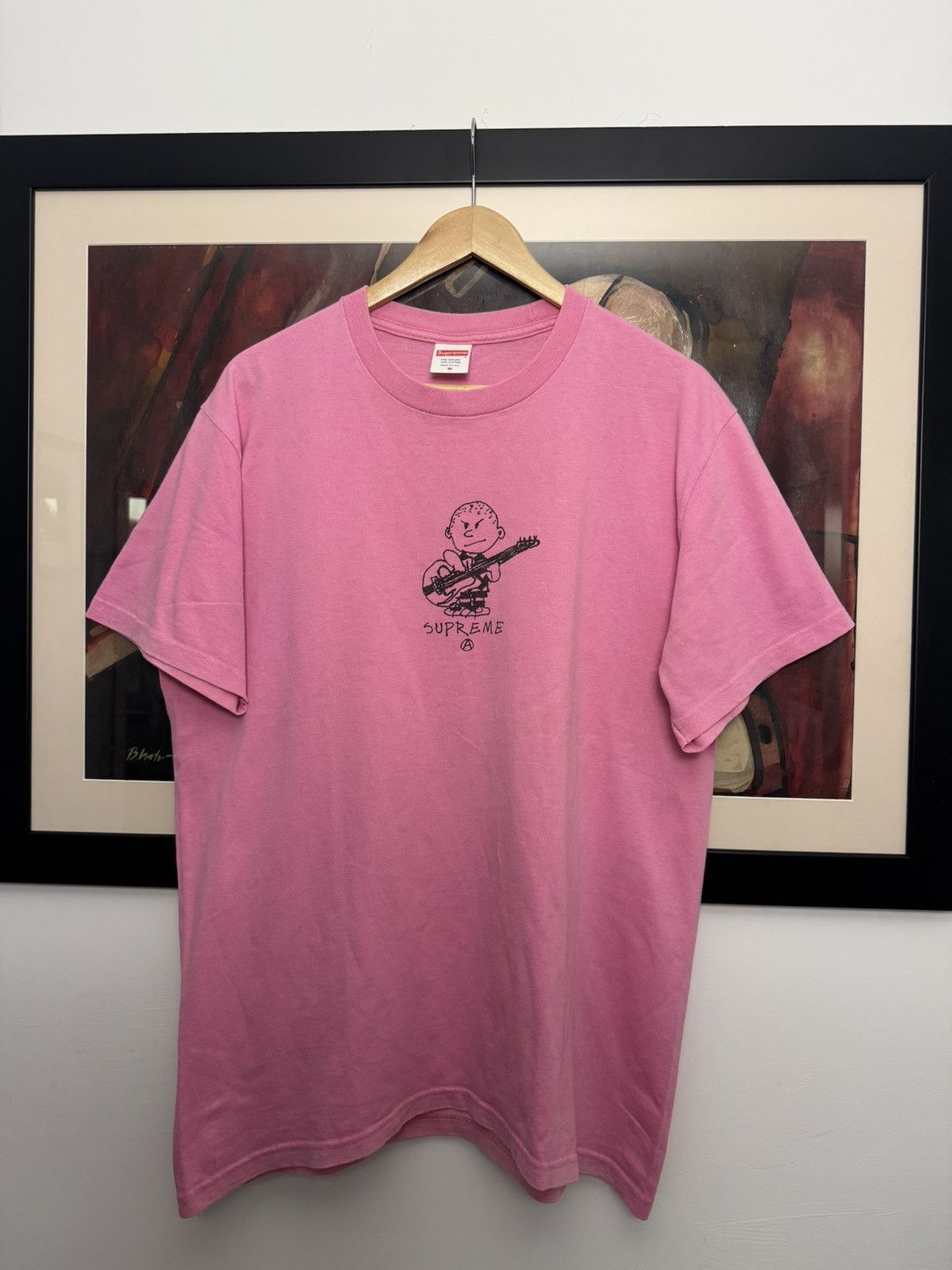 Supreme Supreme cartoon guitar anarchy print pink skate streetwear Size US M / EU 48-50 / 2 - 1 Thumbnail