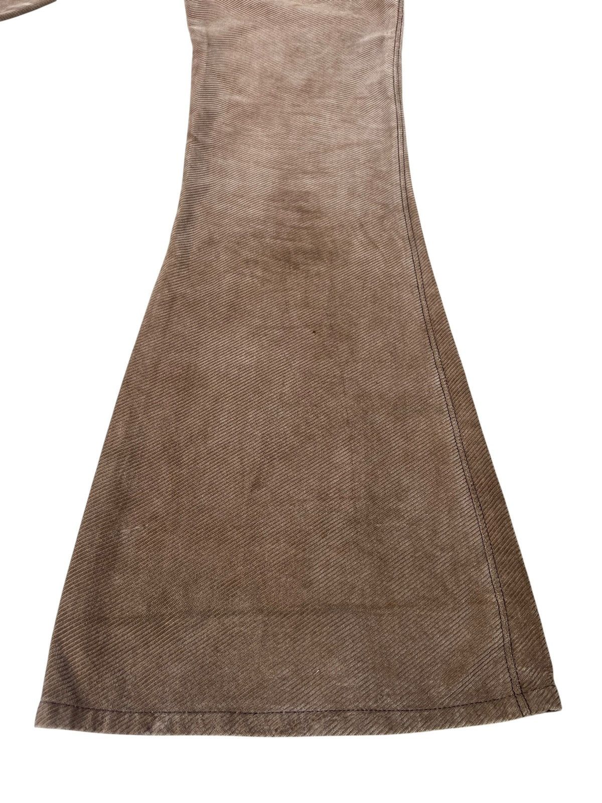 Obelisk Vintage Obelisk Corduroy Leather Super Flare Stains Jeans Size US 32 / EU 48 - 14 Thumbnail