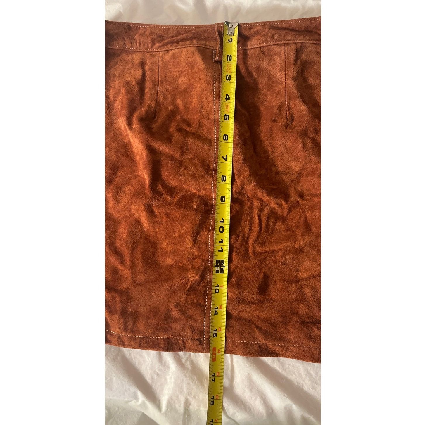 BLANKNYC BLANK NYC Suede Leather Mini Skirt Women's 29 Size 29" - 7 Thumbnail