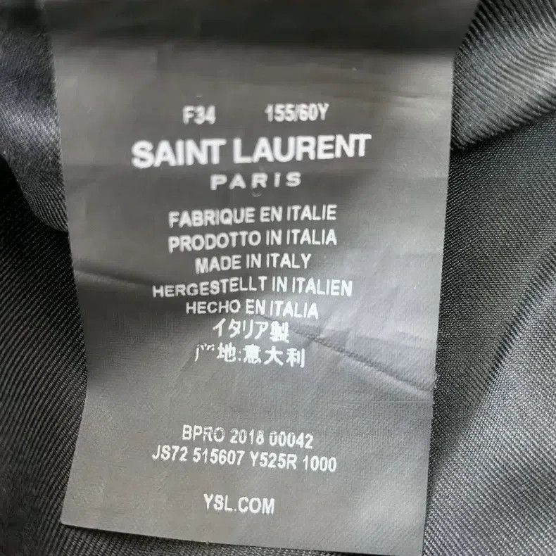 Saint Laurent Paris Saint Laurent Paris size F34 Black Velvet Midi Skirt Size 23" - 8 Thumbnail