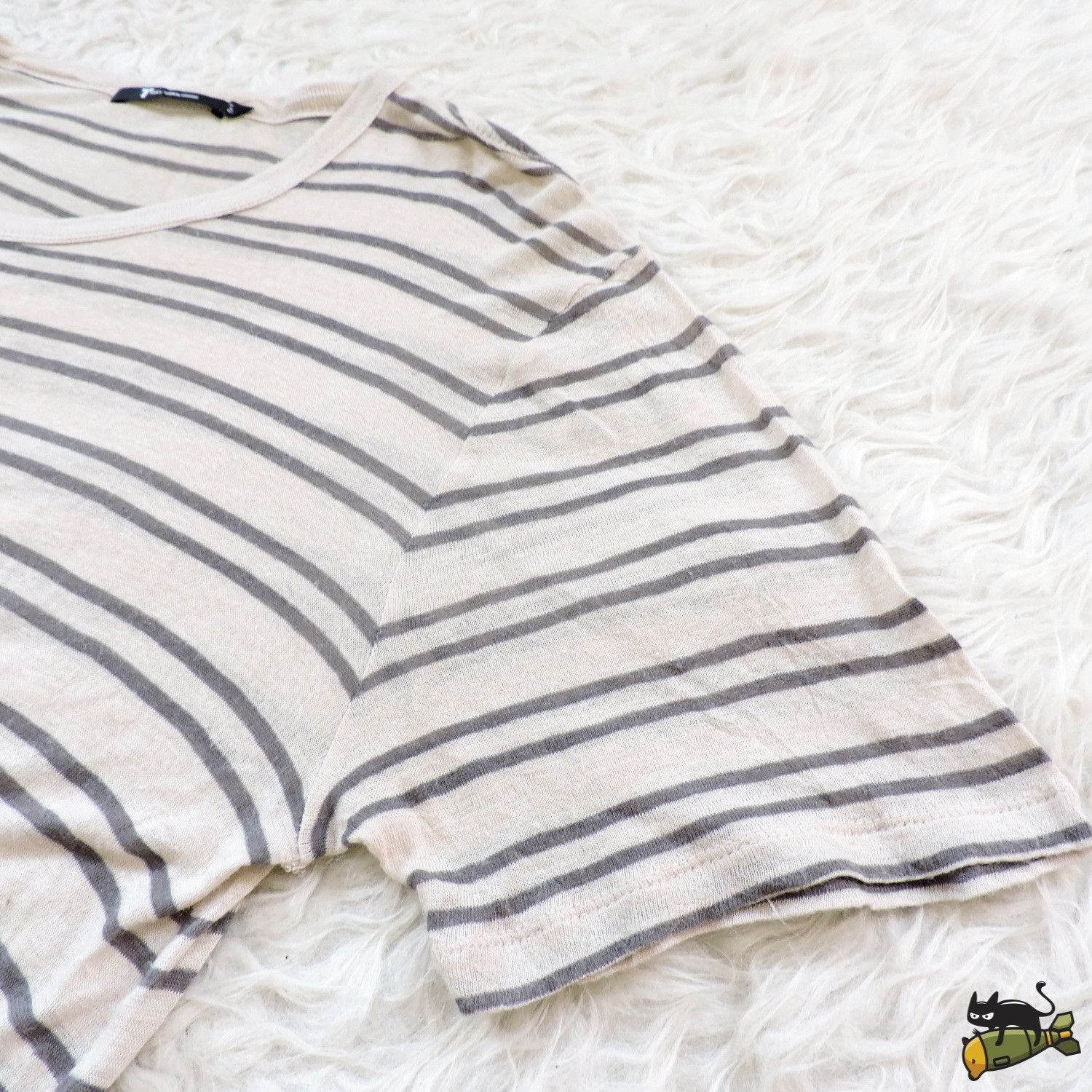 Alexander Wang T BY ALEXANDER WANG STRIPED T-SHIRT Size US S / EU 44-46 / 1 - 5 Thumbnail