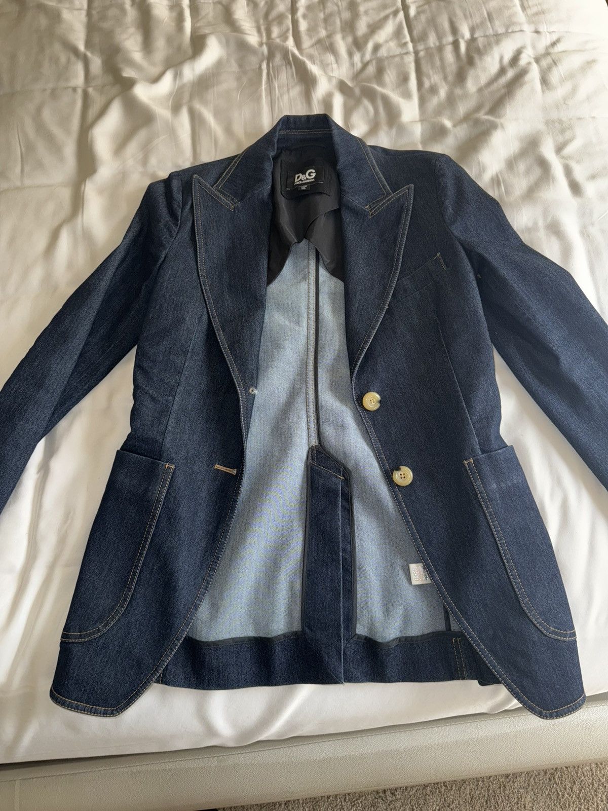 Dolce & Gabbana 'Pied De Poule' Blazer | Grailed