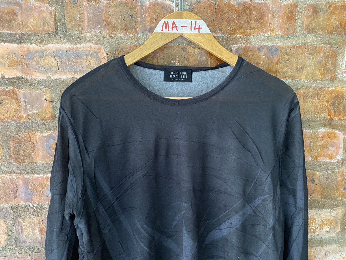 Yoshiyuki Konishi 🔥1990s Mesh double layer floral LS Size US M / EU 48-50 / 2 - 3 Thumbnail