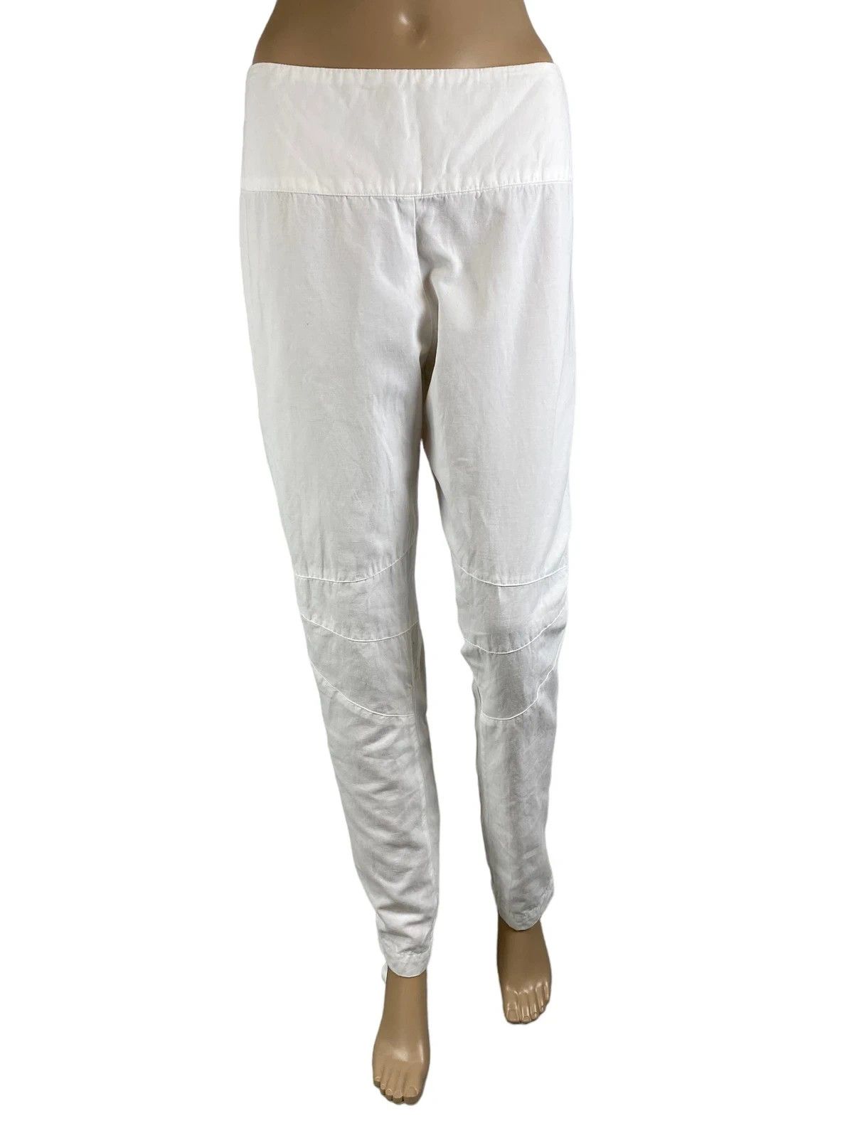 Sarah Pacini Sarah Pacini Cotton Linen Pants size 1 Size 27" / US 4 / IT 40 - 2 Thumbnail