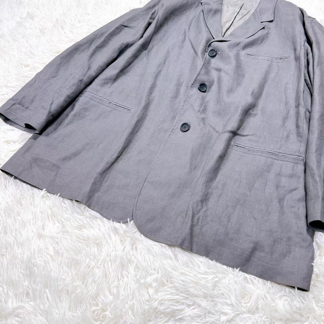 Yohji Yamamoto Yohji Yamamoto pourhomme French Linen Blazer K11 Size US M / EU 48-50 / 2 - 4 Thumbnail