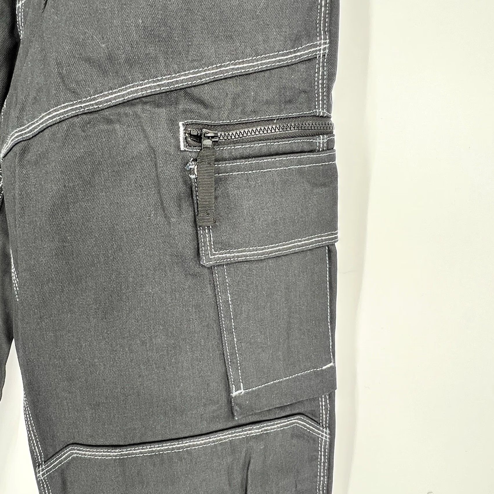 Vintage Blaklader Men's 1659 Urban Cordura Denim Jeans Black 34x36 Size US 34 / EU 50 - 4 Thumbnail