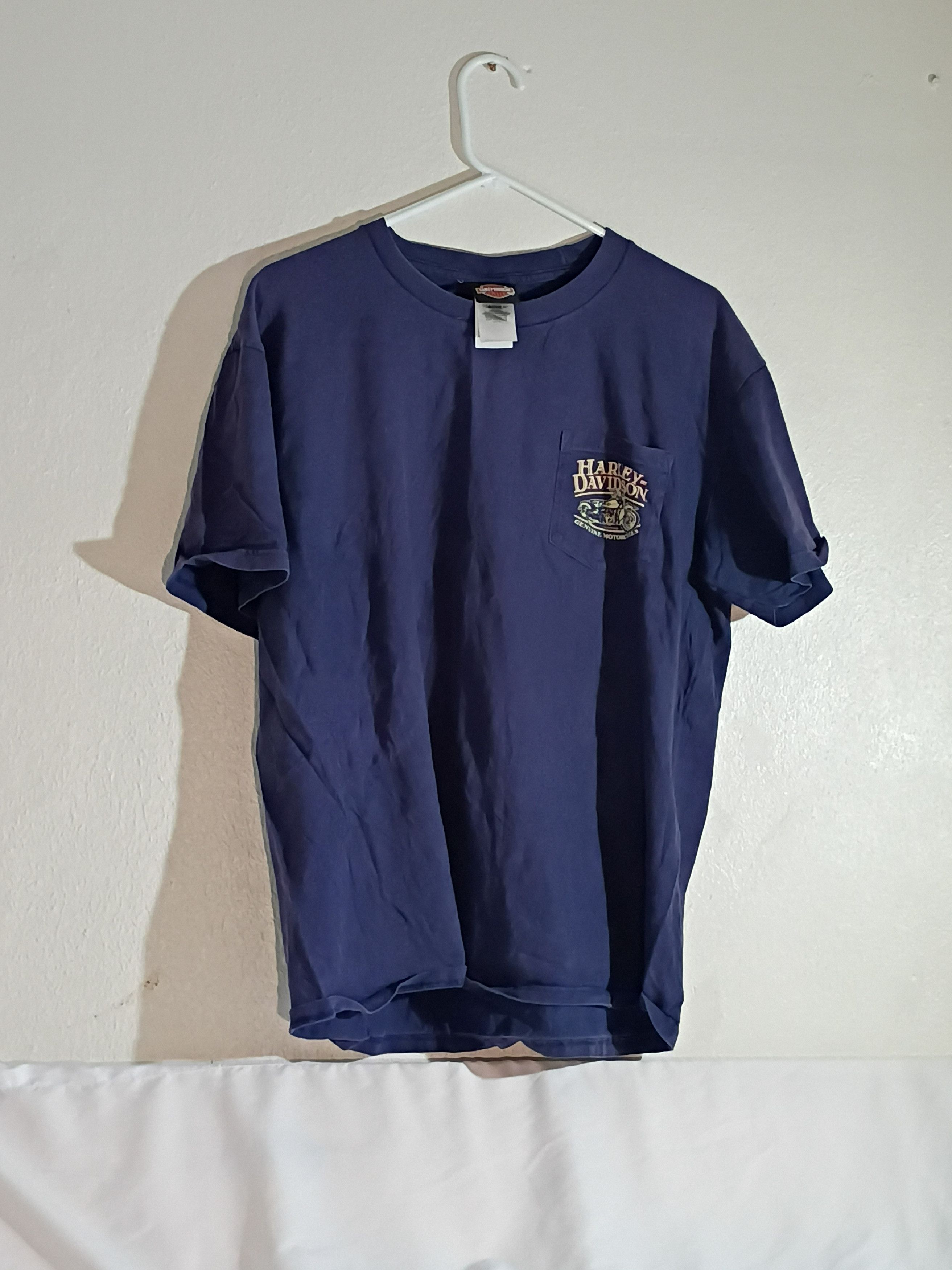 Harley Davidson Men's Vintage Harley Davidson Loveland CO, Navy/Size XL Size US XL / EU 56 / 4 - 1 Thumbnail