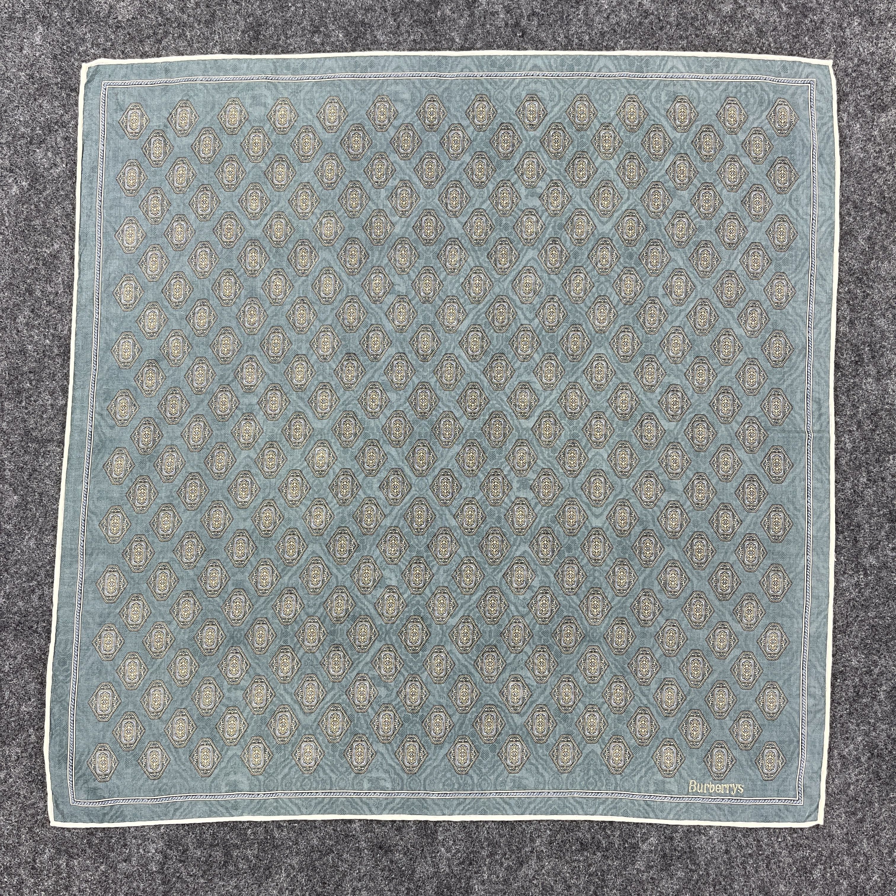 Burberry × Vintage Burberry Handkerchief / Bandana / Neckerchief B272 Size ONE SIZE - 10 Thumbnail
