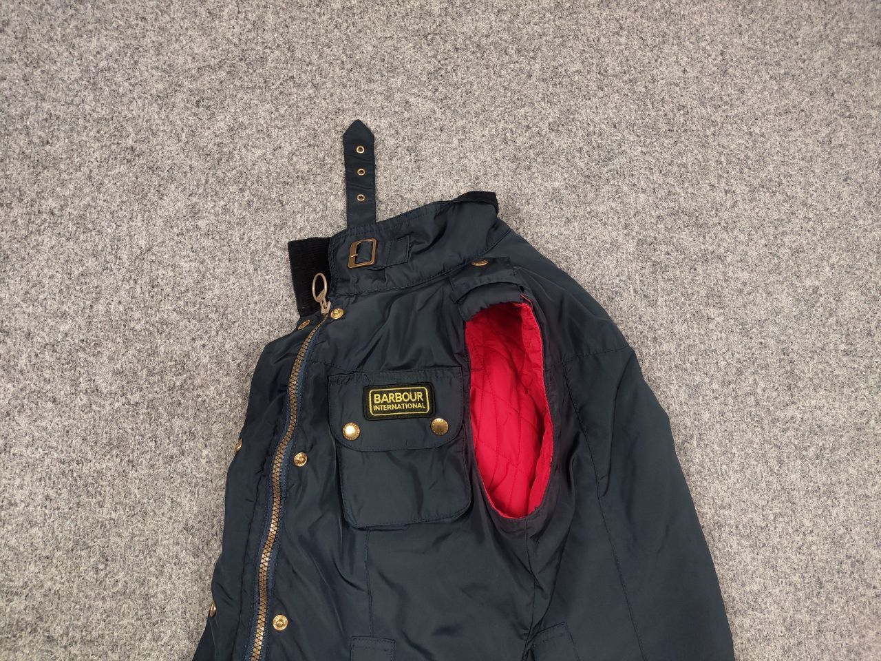 Barbour Barbour International Gold Navy Rainbow Vest Jacket Size M / US 6-8 / IT 42-44 - 9 Thumbnail