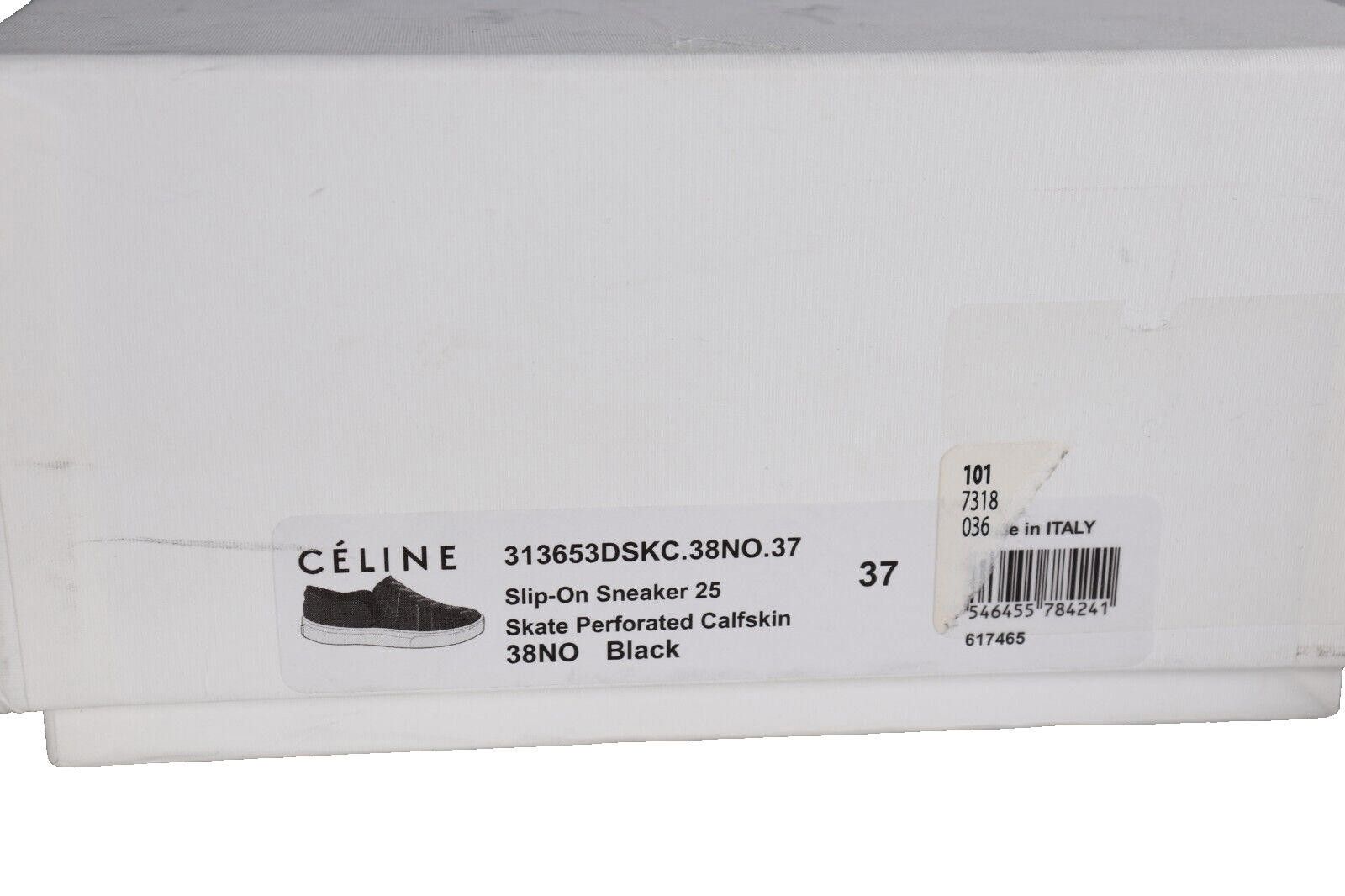 Celine Celine Women's Size 37 Black Patent Leather Slip On Sneaker Size US 7 / IT 37 - 10 Thumbnail