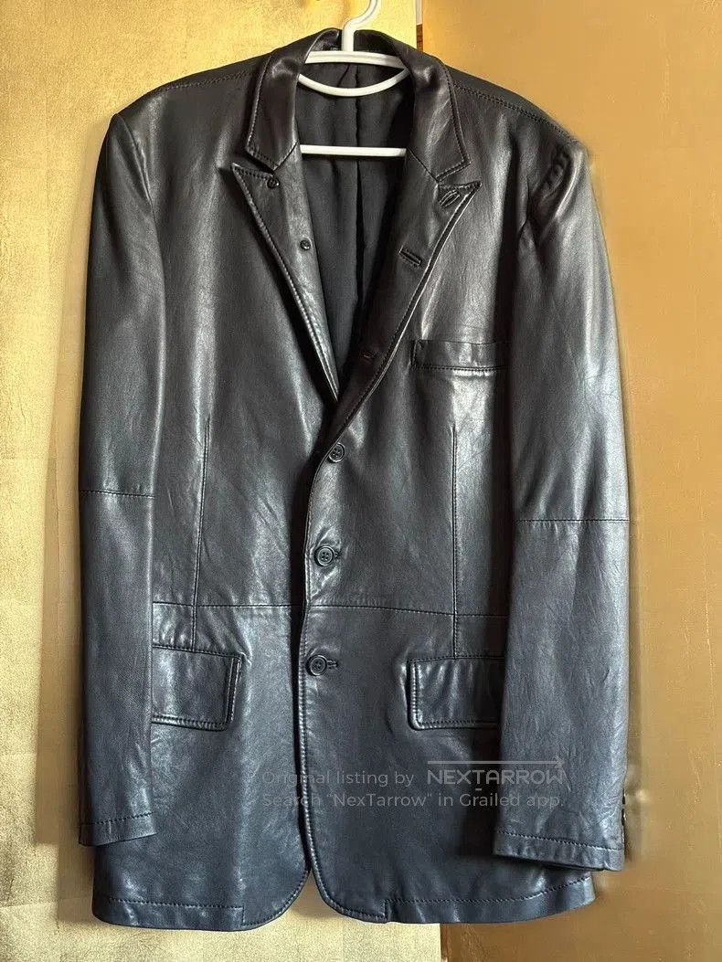 Yohji Yamamoto Leather Blazer 2010AW.