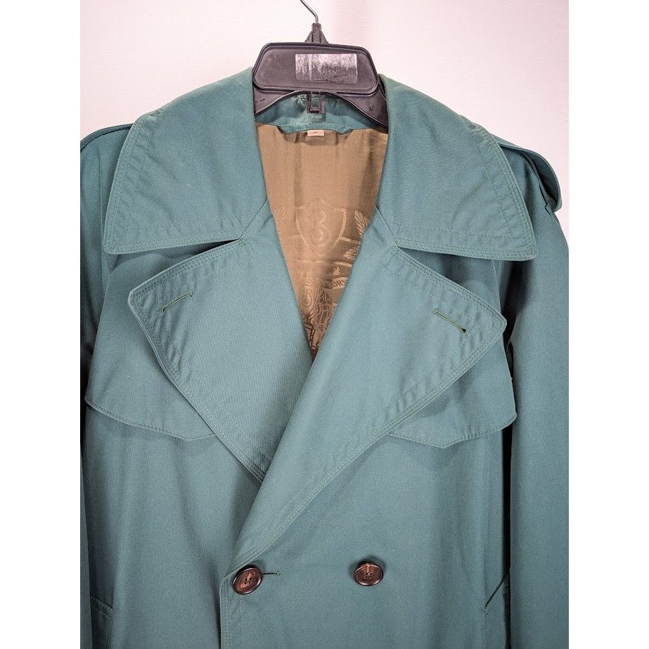 Burberry o1rshd1 CC20 Long Coat in Green Size US M / EU 48-50 / 2 - 3 Thumbnail