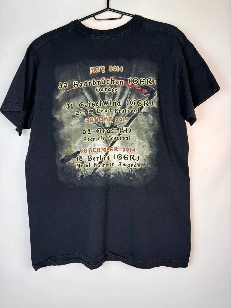 Fruit Of The Loom Rare Fruit Of The Loom BLIND GUARDIAN 2014 Tour T-Shirt L Size US L / EU 52-54 / 3 - 4 Thumbnail
