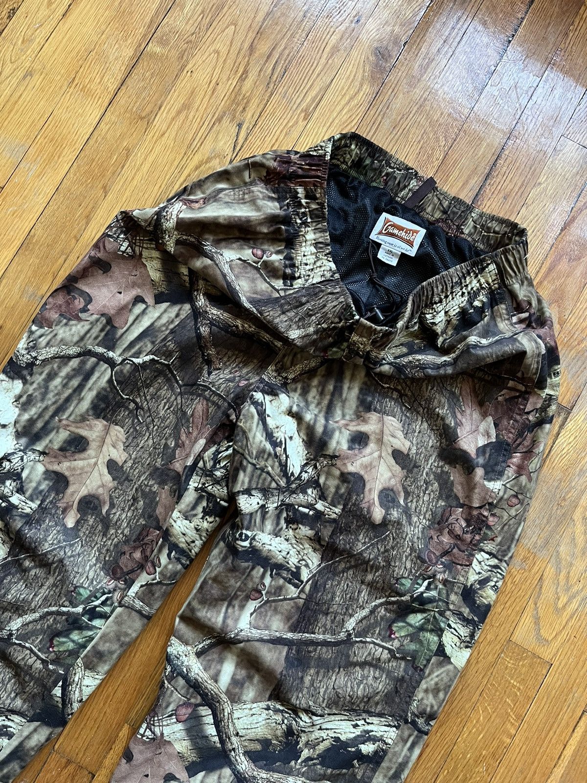 Vintage Vintage 90s Y2k Gamehide Realtree Leaf Camo Baggy rare Size US 36 / EU 52 - 3 Thumbnail