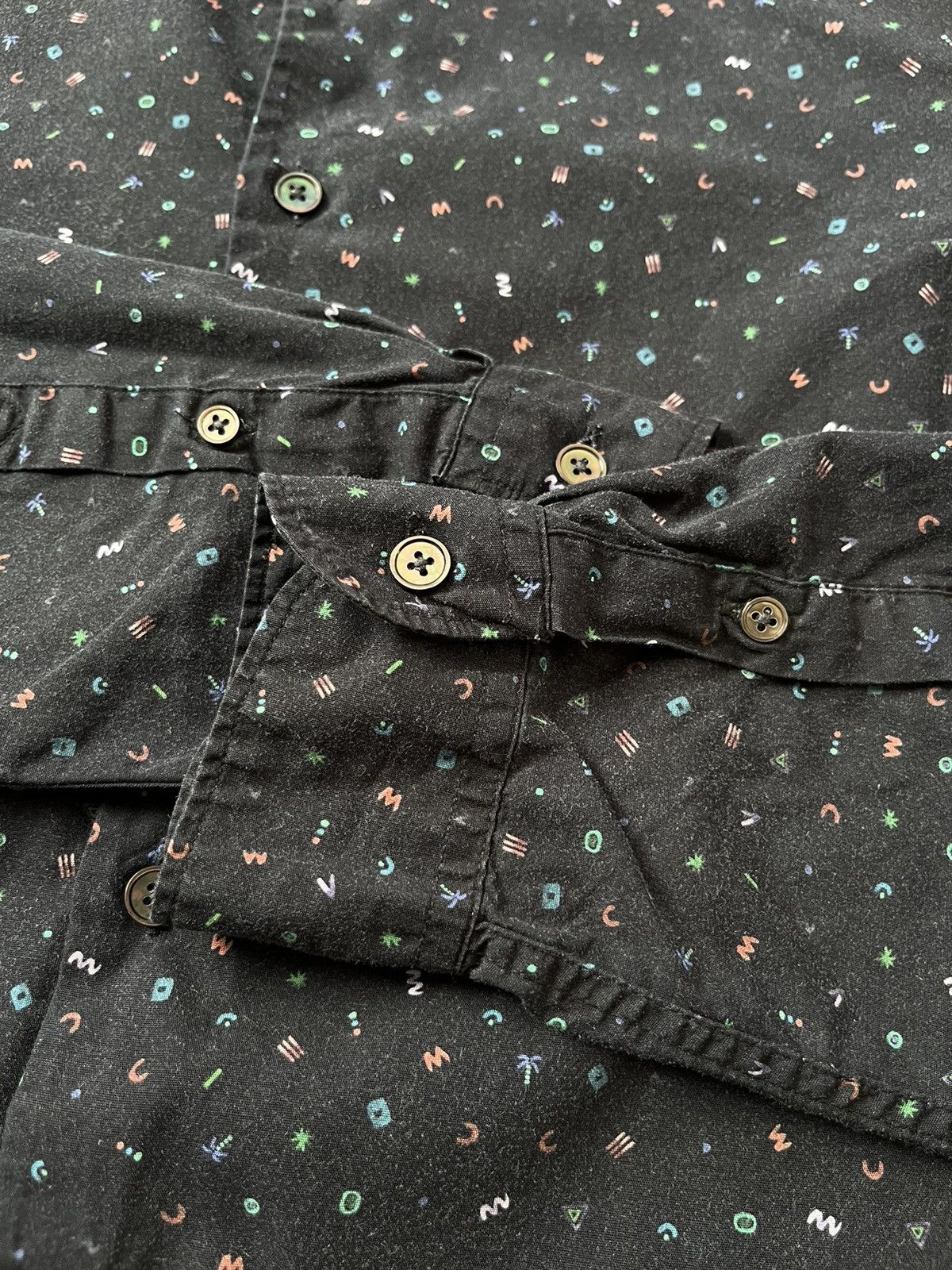 Paul Smith Paul Smith Tailored Fit Long Sleeve Shirt Button Up Black Size US S / EU 44-46 / 1 - 4 Thumbnail