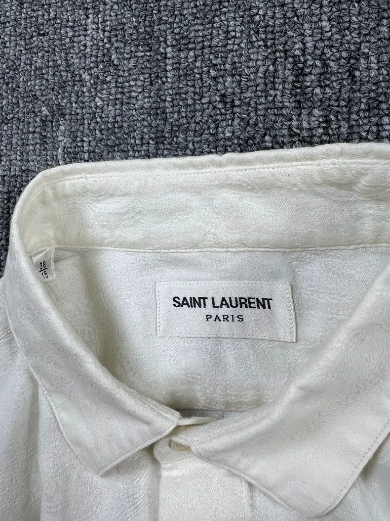 Saint Laurent Paris saint laurent paris size 38 19ss Paisley Embossed Totem Shi Size US M / EU 48-50 / 2 - 4 Thumbnail