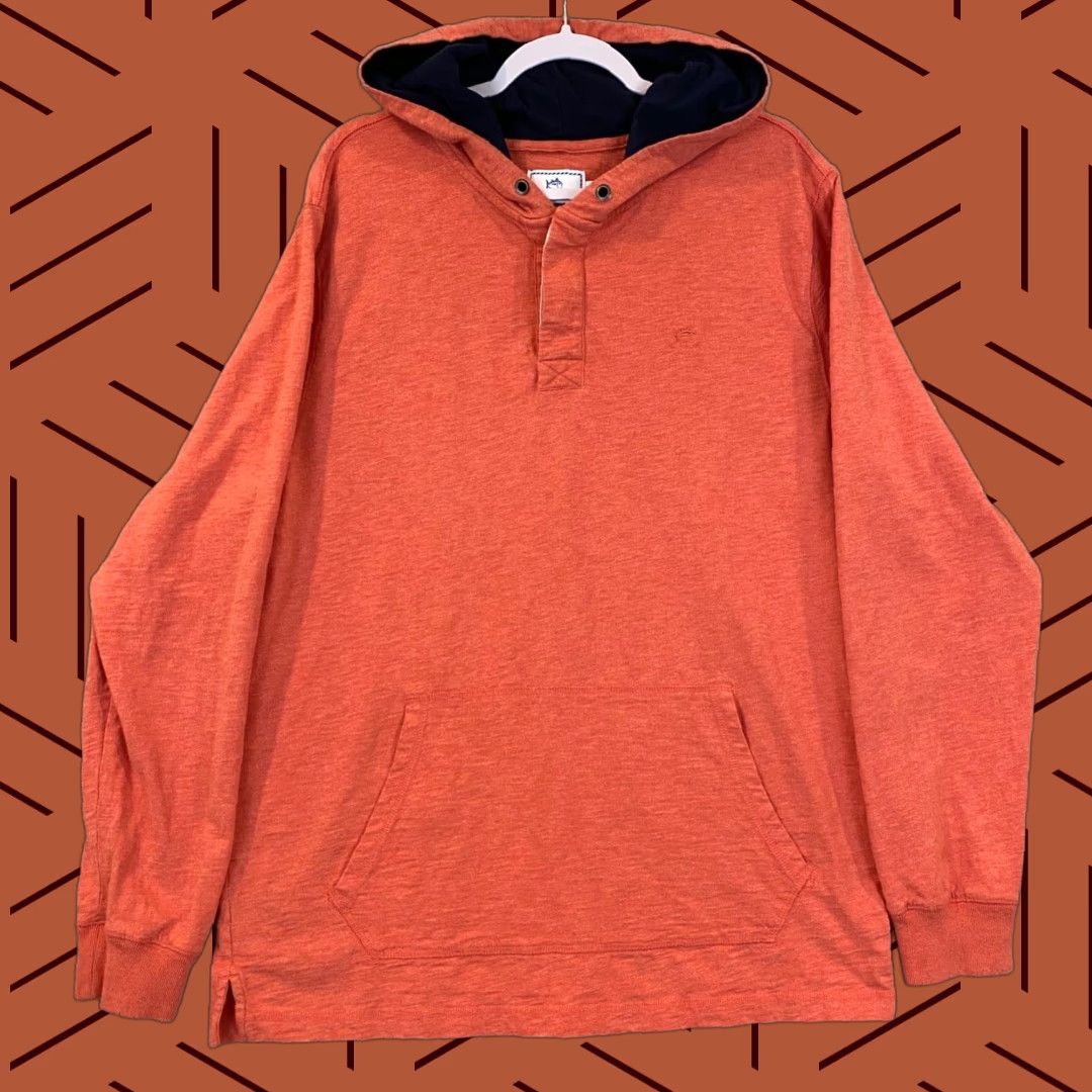 Southern Tide VINTAGE Southern Tide Jacket Men XL Long Sleeve Hooded Casual Outerwear Orange Shirt Size US XL / EU 56 / 4 - 1 Thumbnail