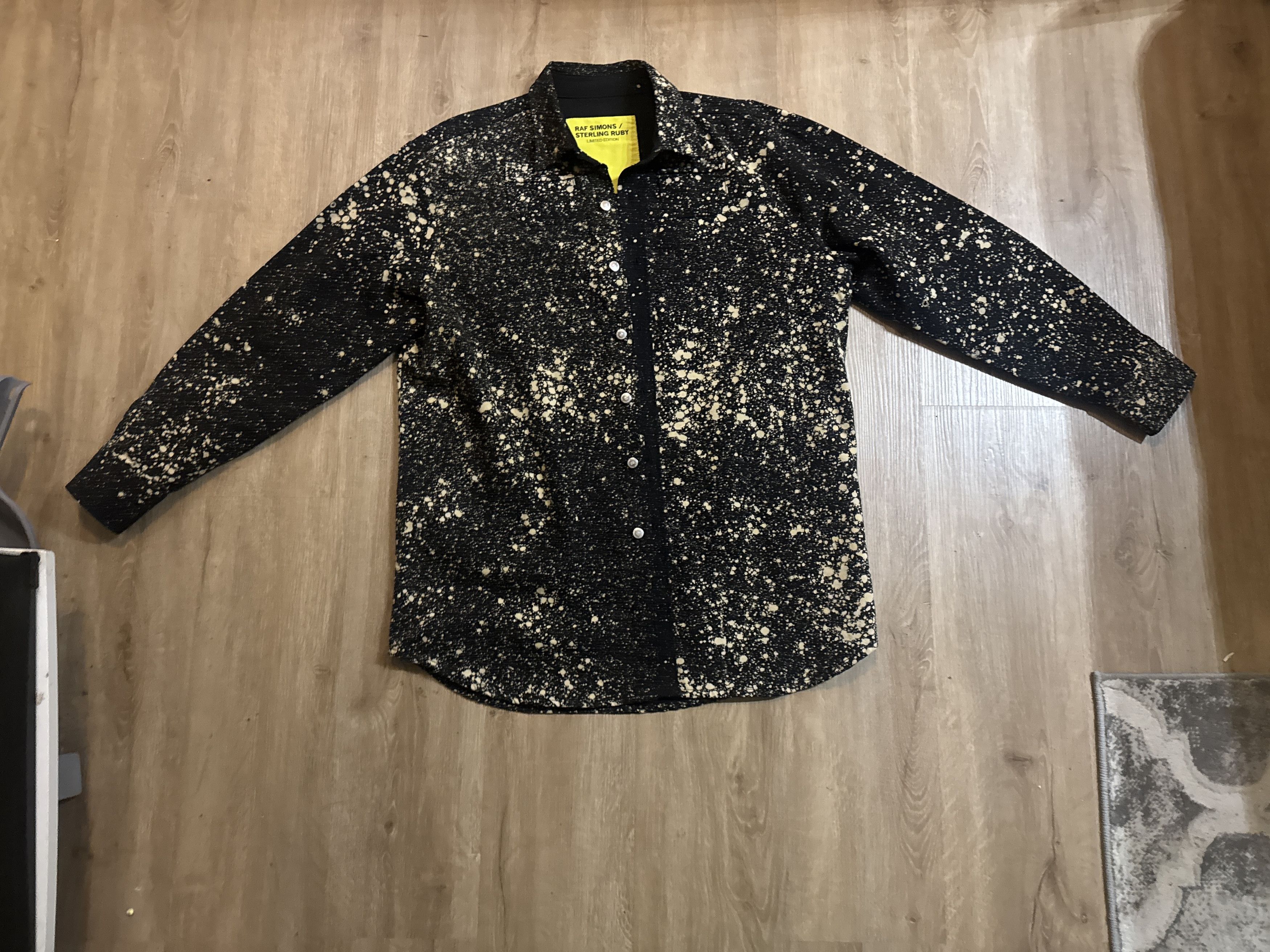 Raf Simons × Sterling Ruby Bleach splatter over shirt A/W 2014 Size US M / EU 48-50 / 2 - 1 Thumbnail