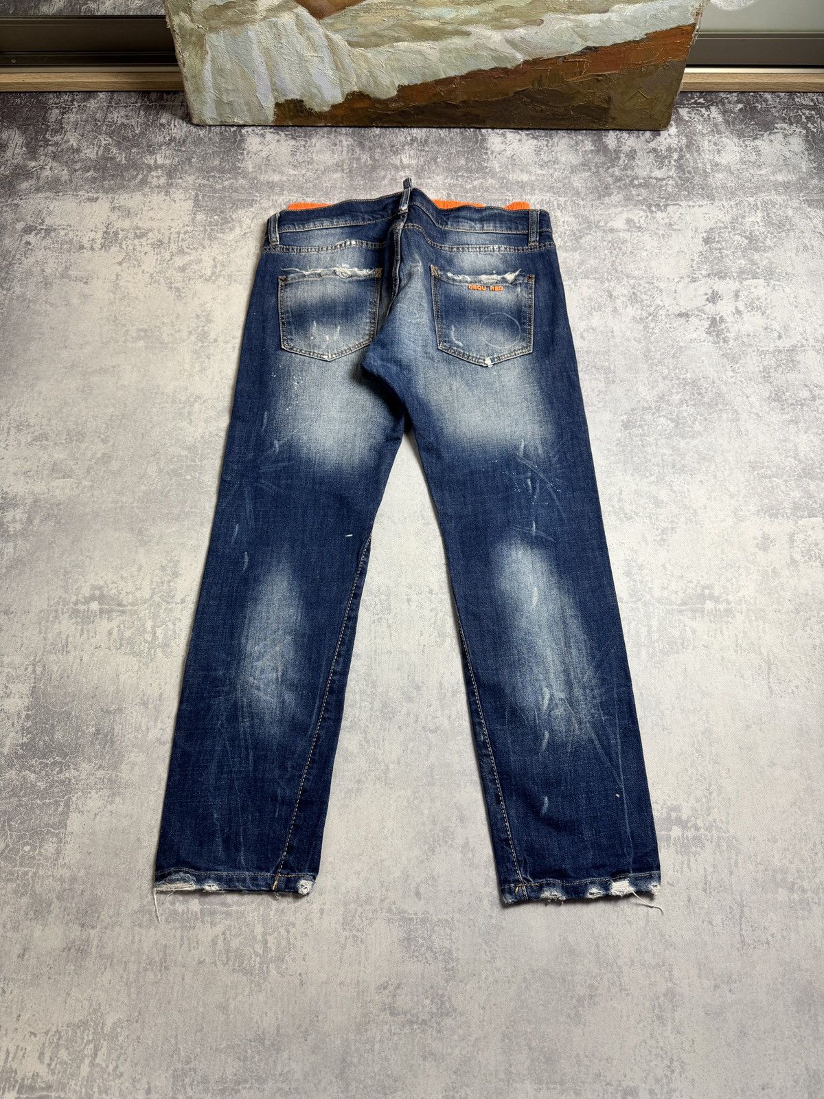 Dsquared2 RARE Dsquared2 Distressed Beach Shorts Y2K Japanese Jeans Size US 32 / EU 48 - 2 Thumbnail