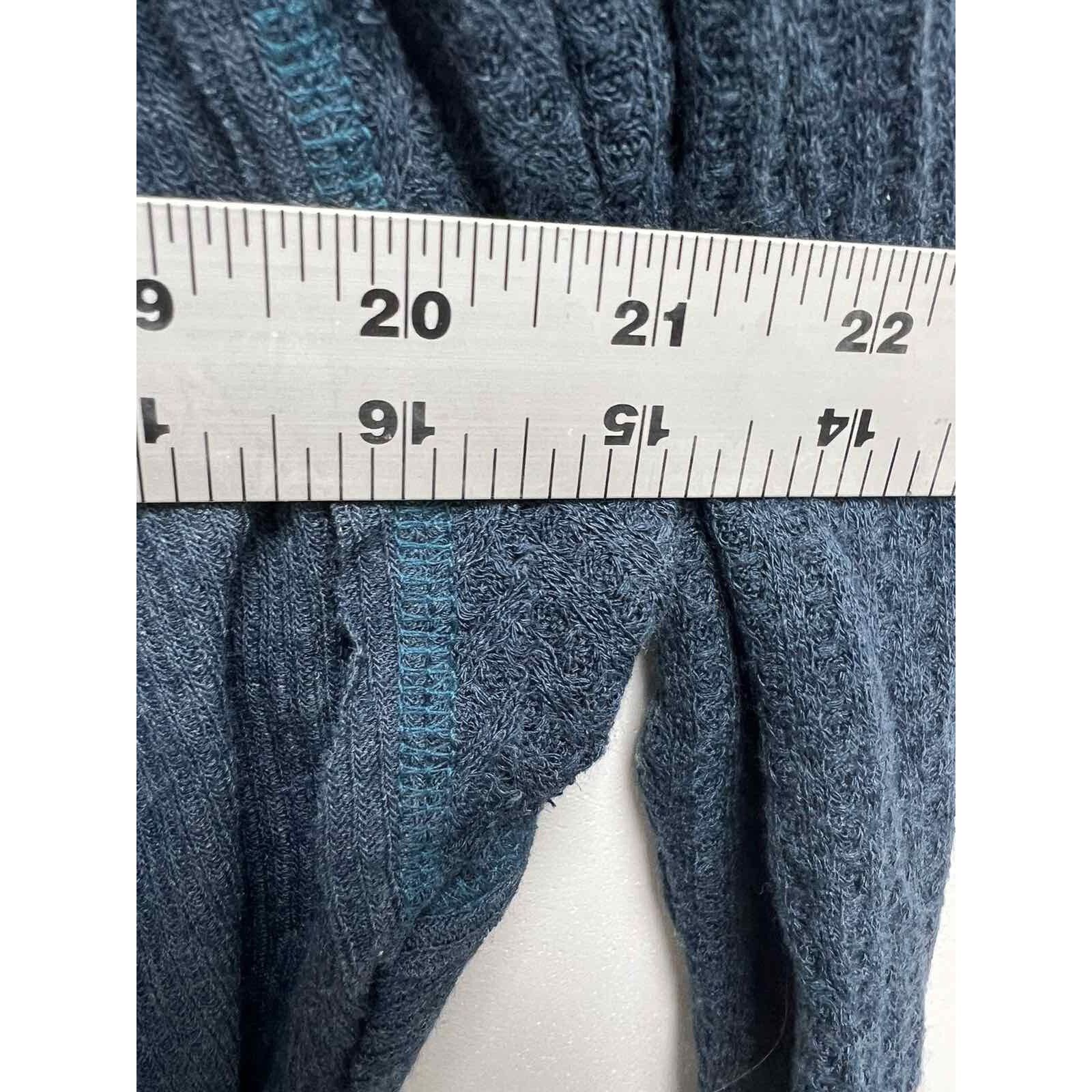 Free People Free People catalin blue waffle knit long Small A001434 Size S / US 4 / IT 40 - 4 Thumbnail