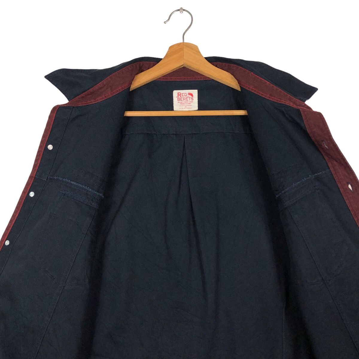 Japanese Brand 🔥Vintage Shirt Jacket Red Berets Japan Made Issey Miyake Size US L / EU 52-54 / 3 - 14 Thumbnail