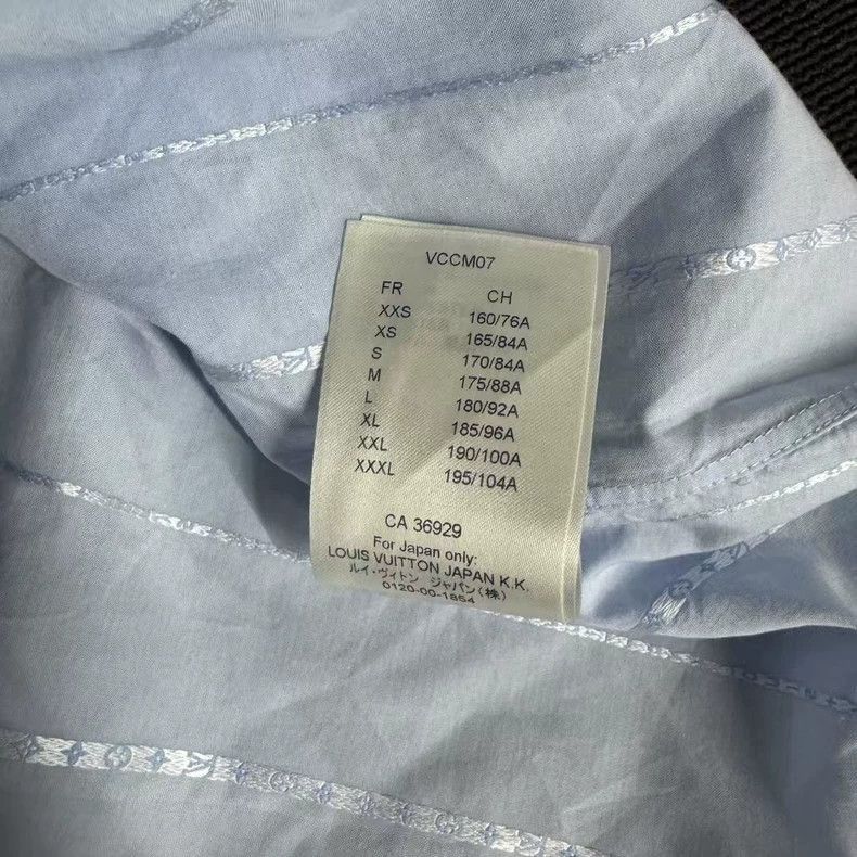 Louis Vuitton Light Blue Striped ButtonUp Shirt-2506 Size US L / EU 52-54 / 3 - 4 Thumbnail