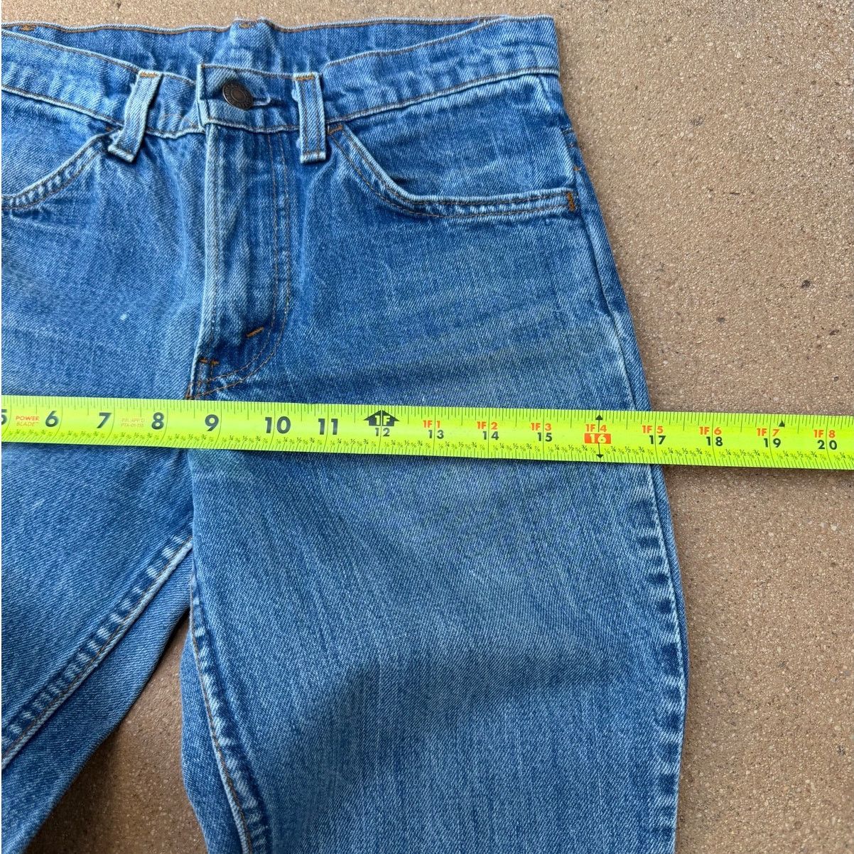 Levi's Vtg 80's Levi's 684 Orange Tab Bellbottom Flare Jeans 27x30 Size 27" / US 4 / IT 40 - 12 Thumbnail