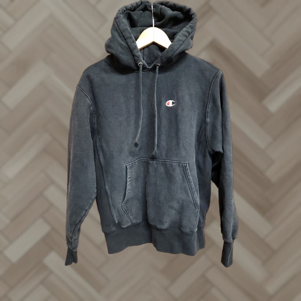 Champion Champion Reverse Weave Hoodie Mens Black M Pullover Regular Fit Front Size US M / EU 48-50 / 2 - 1 Thumbnail