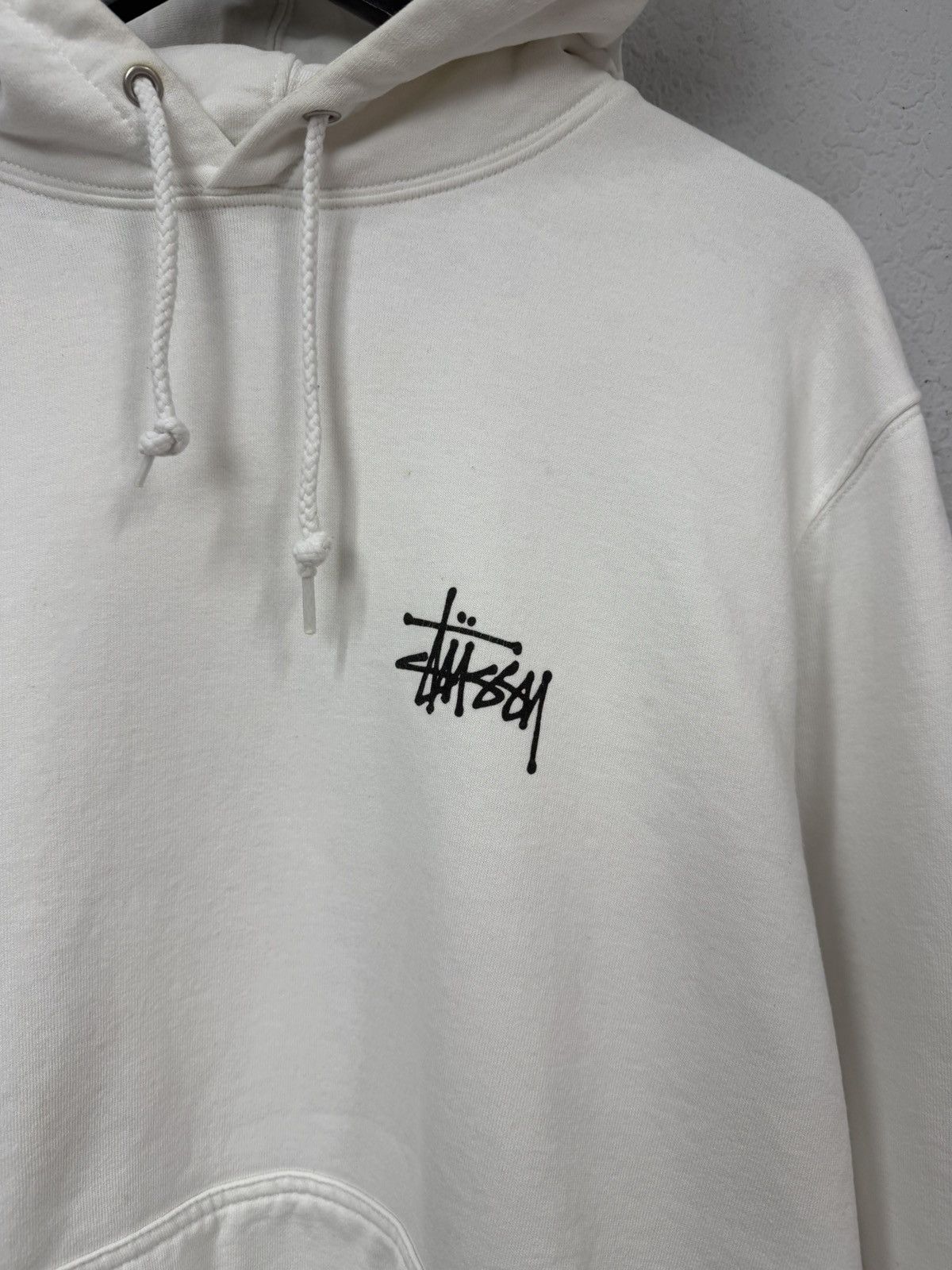Stussy Vintage Stussy Big Logo Hoodie Boxy White Y2K Archive Size US M / EU 48-50 / 2 - 6 Thumbnail