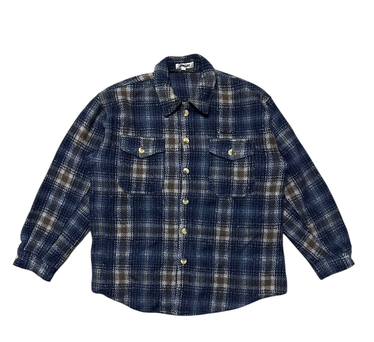 Japanese Brand Millet wool flannel Size US L / EU 52-54 / 3 - 1 Thumbnail