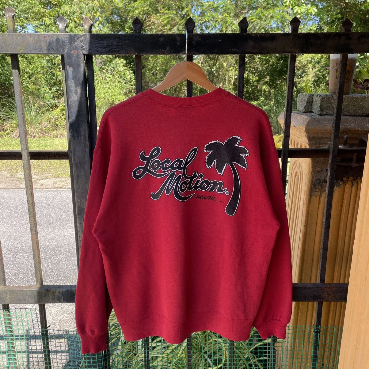Vintage 🔥Vintage 90s Local Motion USA Made Big Logo Sweatshirts Size US M / EU 48-50 / 2 - 1 Thumbnail