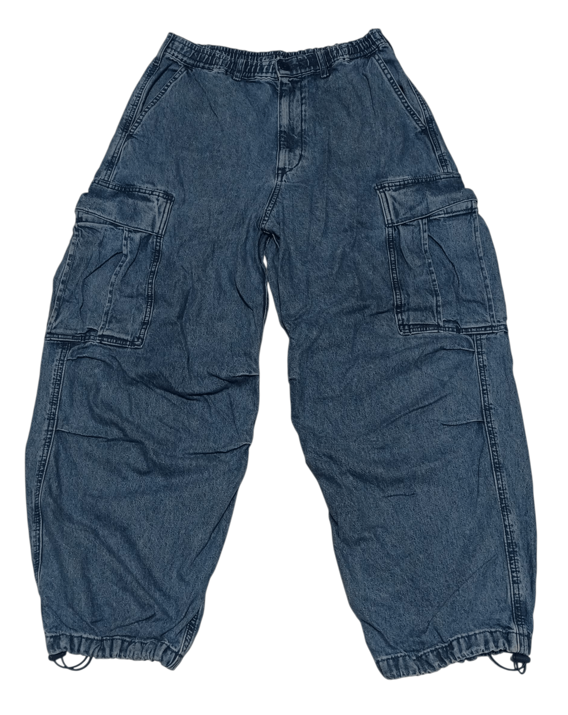 GU Denim Parachute Pants Size US 31 - 1 Thumbnail